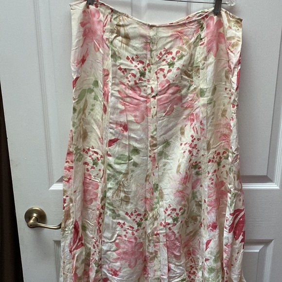 Y womens Emma James a-line floral pretty skirt size 16 - Picture 2 of 3